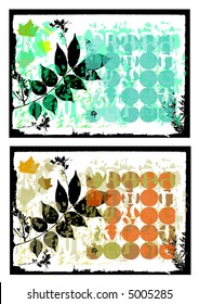 retro floral background