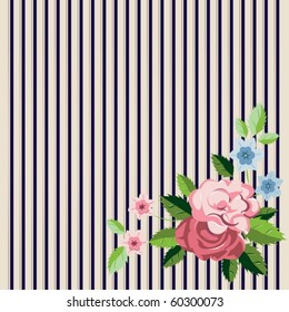 retro floral background
