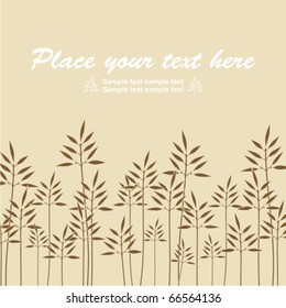 Retro floral background