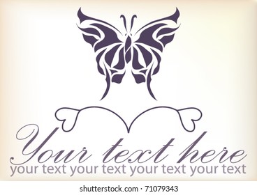 Retro floral background for valentine day (vector eps 10)