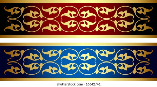 Retro floral background. Vector illustration.