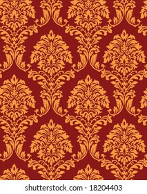 Retro floral background. Vector illustration.