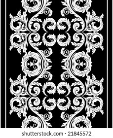 Retro floral background. Vector illustration