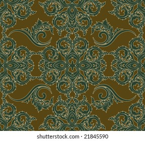 Retro floral background. Vector illustration