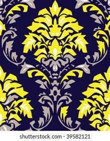 Retro floral background. Vector illustration.