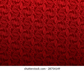 Retro floral ornament