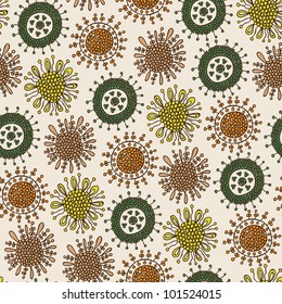 retro floral seamless