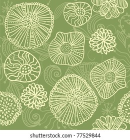  retro floral seamless background