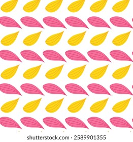 Retro Floral Seamless Pattern Autumn Leaves Stock Vector 
