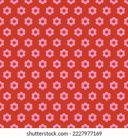 patrón retro floral sin soldadura, groovy 60s, papel digital de 70s, fondo hippie