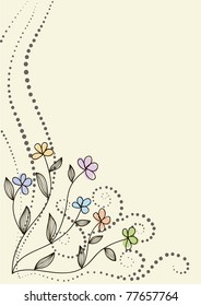 Retro Flower