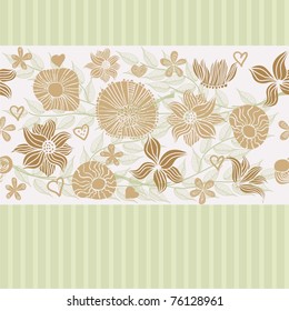 retro  flower seamless background
