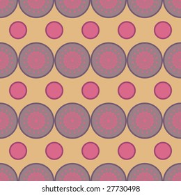 Retro flower seamless background pattern