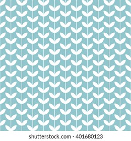 Retro flower seamless pattern background.