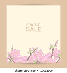 retro flower vertical banners