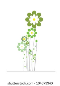 retro flowers