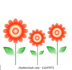 retro flowers
