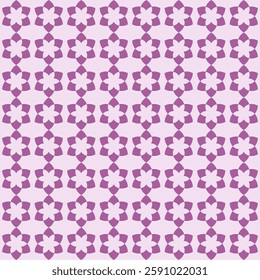 Retro Flowers Pattern Modern Shapes Background Wallpaper