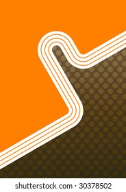 retro flyer background