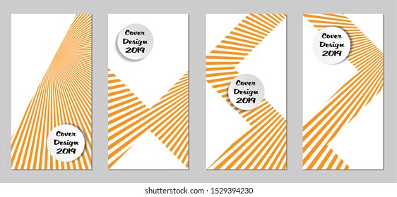 Retro Flyers. Set of Vintage Colorful Posters with Fun Elements, Colorful Dots, Lines and Circles with White Form for Text. Blue, Gray Design for Sale Brochures. Sale Ads.