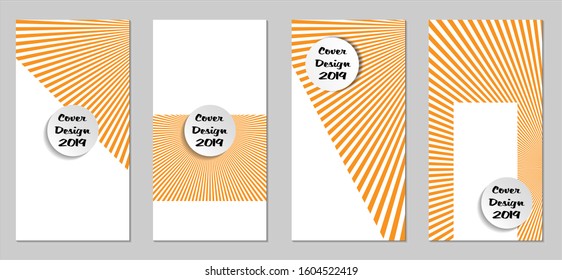 Retro Flyers. Set of Vintage Colorful Posters with Fun Elements, Colorful Dots, Lines and Circles with White Form for Text. Blue, Gray Design for Sale Brochures. Sale Ads.