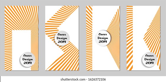 Retro Flyers. Set of Vintage Colorful Posters with Fun Elements, Colorful Dots, Lines and Circles with White Form for Text. Blue, Gray Design for Sale Brochures. Sale Ads.