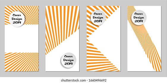 Retro Flyers. Set of Vintage Colorful Posters with Fun Elements, Colorful Dots, Lines and Circles with White Form for Text. Blue, Gray Design for Sale Brochures. Sale Ads.