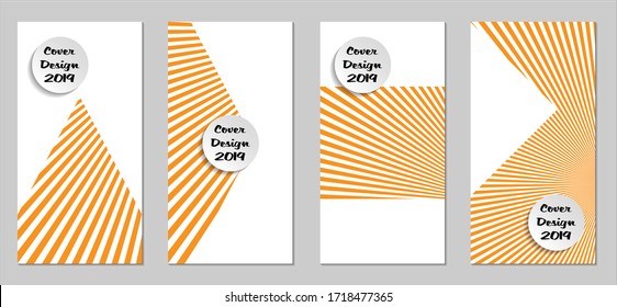 Retro Flyers. Set of Vintage Colorful Posters with Fun Elements, Colorful Dots, Lines and Circles with White Form for Text. Blue, Gray Design for Sale Brochures. Sale Ads.