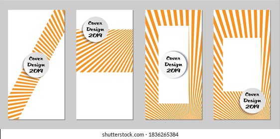 Retro Flyers. Set of Vintage Colorful Posters with Fun Elements, Colorful Dots, Lines and Circles with White Form for Text. Blue, Gray Design for Sale Brochures. Sale Ads.
