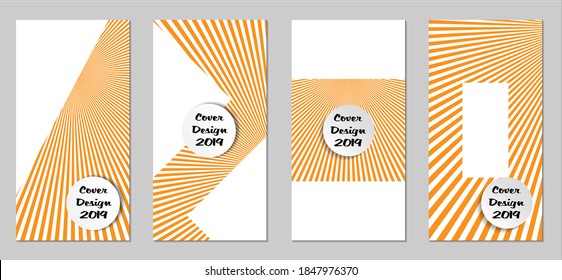 Retro Flyers. Set of Vintage Colorful Geometric Posters with Fun Elements, Colorful Dots, Lines and Circles with White Form for Text. Blue, Gray Design for Sale Brochures. Sale Ads.