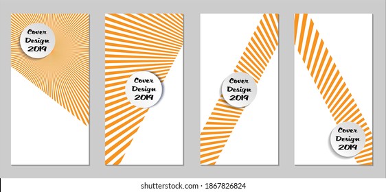 Retro Flyers. Set of Vintage Colorful Posters with Fun Elements, Colorful Dots, Lines and Circles with White Form for Text. Blue, Gray Design for Sale Brochures. Sale Ads.