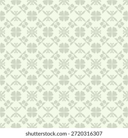 Patrón de adorno popular retro Vector sin costuras con flores estilizadas y hojas curvas, patrón de adorno popular retro con simetría decorativa vintage, patrón de adorno popular retro ideal para textiles, Fondos de pantalla y diseño artesanal