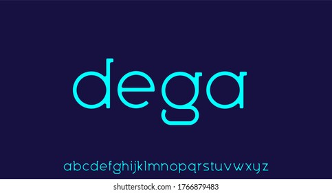 vector de tipo de letra de tipo de letra retro