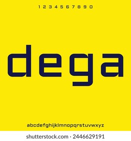 retro font alphabet typeface vector
