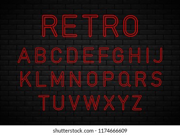 Retro font. Best for use as a headlines in advertising, stylish retro art, graphic designs, posters and web design.
