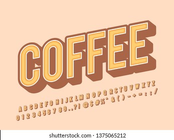 Retro font effect for product title