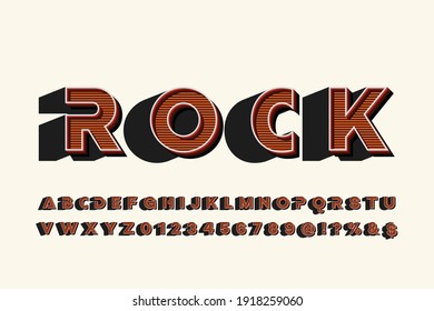 retro font, typeface design, violet and pink vector background