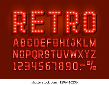 207,518 Retro light letters Images, Stock Photos & Vectors | Shutterstock