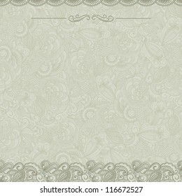 Retro frame, abstract design. Seamless background