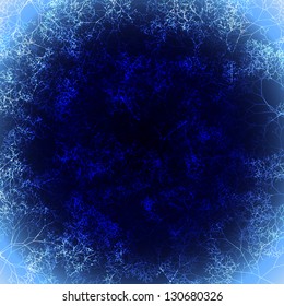 Retro frame background with abstract tree silhouettes for your web design