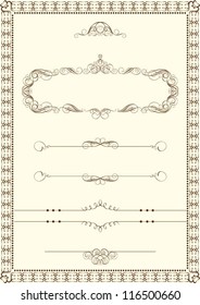 Retro frame document