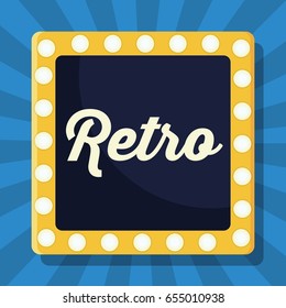 retro frame icon