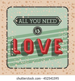 retro frame with message isolated icon design, vector illustration  graphic 