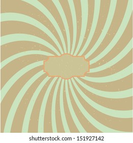 retro frame template grunge design vector illustration