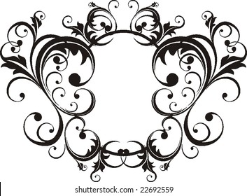 retro frame in vector format, very easy to edit, individual objects!
