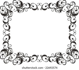 retro frame in vector format, very easy to edit, individual objects!