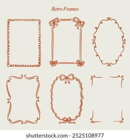 Retro frames and other elements