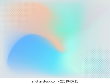 Retro fresh modern mesh gradient background
