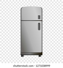 Retro fridge icon. Cartoon of retro fridge vector icon for web design for web design