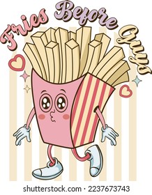 Retro Fries Before Guys Valentine's Day